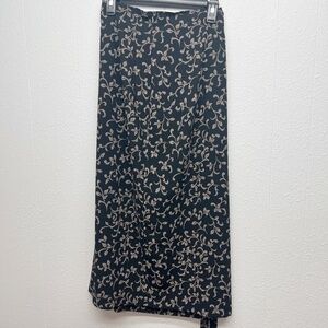 Jones New York True Wrap Vintage 90s Y2K Retro Floral Grunge Maxi Skirt Size 10P